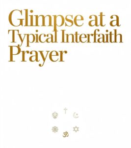 Glimpse at a Typical Interfaith Prayer