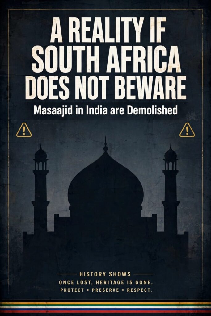 ARSHAD MADANI’S NAMESTE TO HINDU FEMALES – A REALITY IF SOUTH AFRICA DOES NOT TAKE HEED